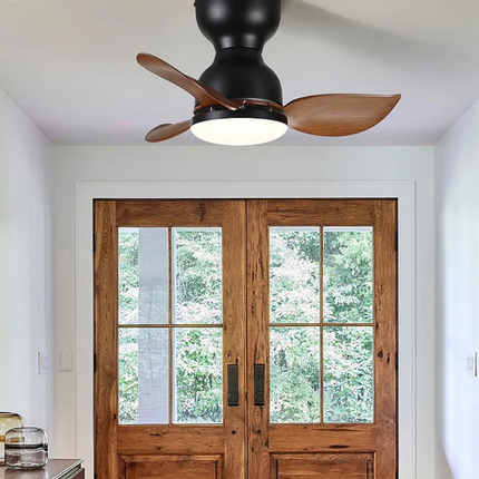 Stylowy Wentylator Sufitowy z Lampą LED, 18 cali, Regulacja Przepływu Powietrza, Elegancki Design do Wnętrz 0