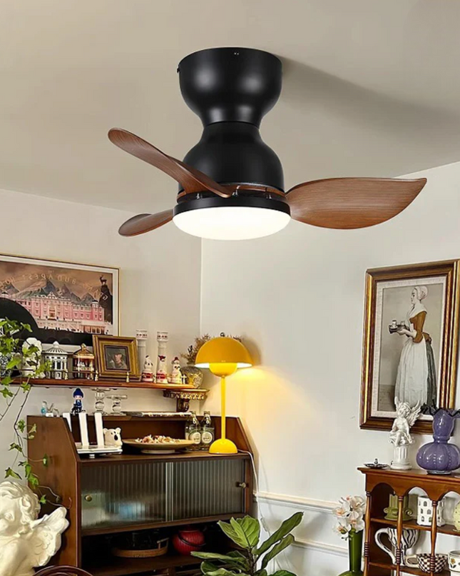 Stylowy Wentylator Sufitowy z Lampą LED, 18 cali, Regulacja Przepływu Powietrza, Elegancki Design do Wnętrz 1