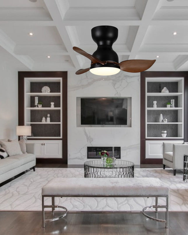 Stylowy Wentylator Sufitowy z Lampą LED, 18 cali, Regulacja Przepływu Powietrza, Elegancki Design do Wnętrz 3