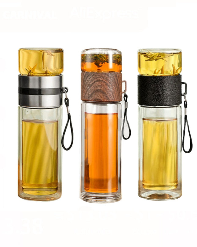 Stylowy termos na herbatę z podwójnymi ściankami – 400 ml, idealny do podróży 4