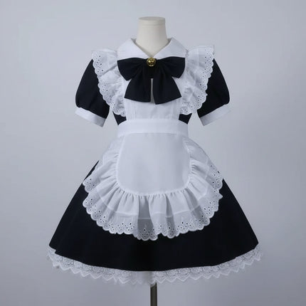 Sukienka cosplay na Halloween z motywem pokojówki w plus size, dostępna w wielu kolorach, łącząca styl anime 1