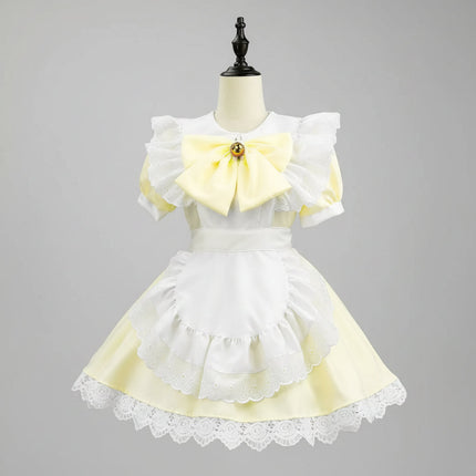 Sukienka cosplay na Halloween z motywem pokojówki w plus size, dostępna w wielu kolorach, łącząca styl anime 2