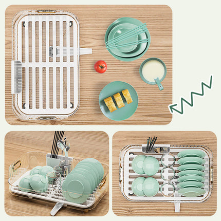 Suszarka do naczyń AquaFlow – regulowana i oszczędzająca miejsce konstrukcja – kieruje wodę bezpośrednio do zlewu 2