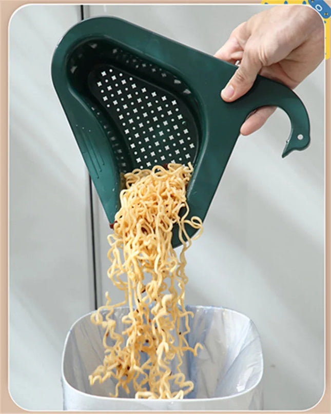 SwanStrain | Sitko do odpływu kuchennego i kosz na śmieci 2