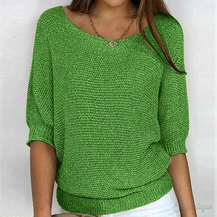Sweter z dzianiny kablowej dla kobiet z miękkiej dzianiny – elegancki i wszechstronny design na każdą porę roku 3