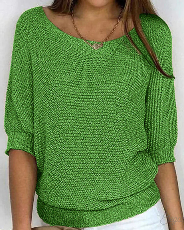 Sweter z dzianiny kablowej dla kobiet z miękkiej dzianiny – elegancki i wszechstronny design na każdą porę roku 3