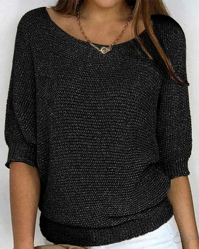 Sweter z dzianiny kablowej dla kobiet z miękkiej dzianiny – elegancki i wszechstronny design na każdą porę roku 4
