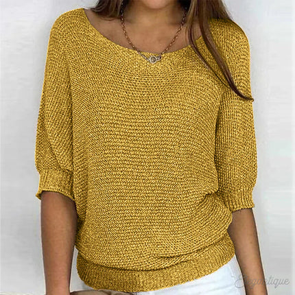 Sweter z dzianiny kablowej dla kobiet z miękkiej dzianiny – elegancki i wszechstronny design na każdą porę roku 6
