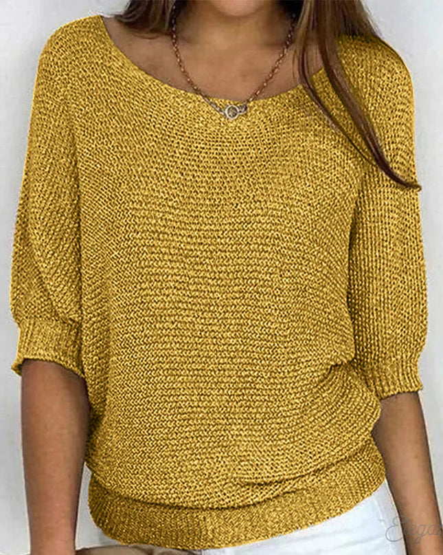 Sweter z dzianiny kablowej dla kobiet z miękkiej dzianiny – elegancki i wszechstronny design na każdą porę roku 6