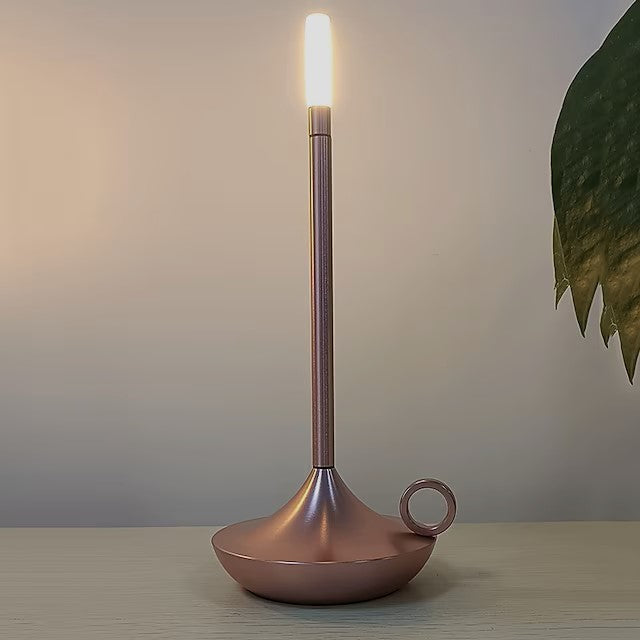 Świeca Giavi - Elegancka, Nowoczesna Świeca z Regulowanym Oświetleniem i Ładowaniem USB 1