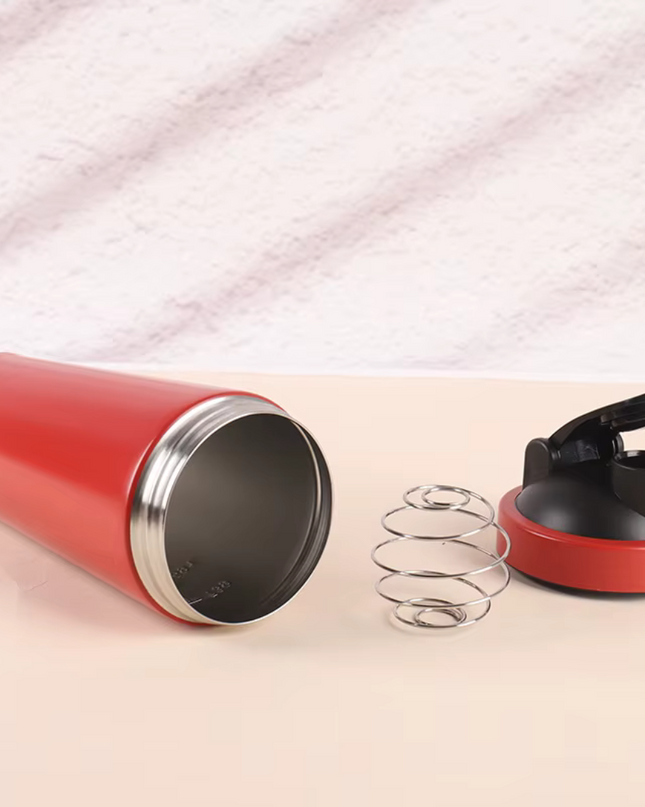 Szczelny Shaker do Koktajli 750ml z Trzepaczką ze Stali Nierdzewnej – Idealny do Smoothie i Suplementów 1