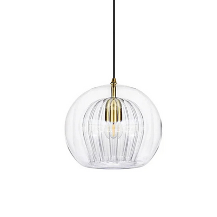 Szklana lampa wisząca na wyspę kuchenną – ściemnialna, minimalistyczny design LED – dostępna w rozmiarach 15 cm, 20 cm i 25 cm 0
