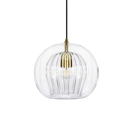 Szklana lampa wisząca na wyspę kuchenną – ściemnialna, minimalistyczny design LED – dostępna w rozmiarach 15 cm, 20 cm i 25 cm 8