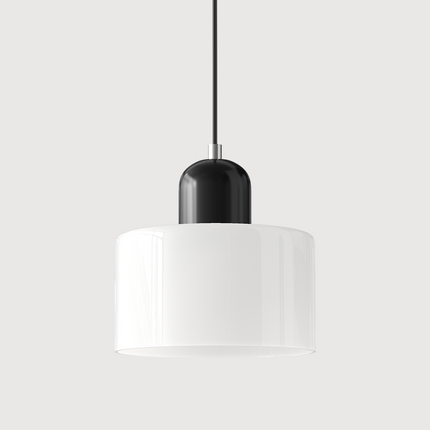 Szklana lampa wisząca z oświetleniem LED – geometryczny design do oświetlenia wiszącego w kuchni lub jadalni 25
