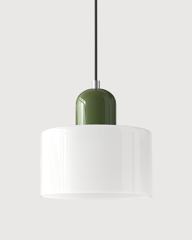 Szklana lampa wisząca z oświetleniem LED – geometryczny design do oświetlenia wiszącego w kuchni lub jadalni 30