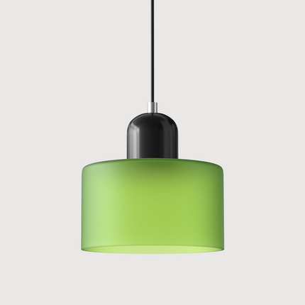 Szklana lampa wisząca z oświetleniem LED – geometryczny design do oświetlenia wiszącego w kuchni lub jadalni 39
