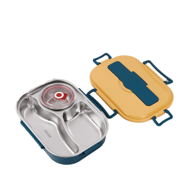 ThermoBox - Lunchbox z miską na zupę i 4 przegrodami 0