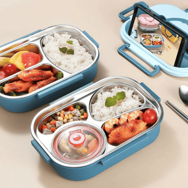 ThermoBox - Lunchbox z miską na zupę i 4 przegrodami 5