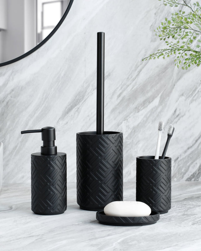 TimelessComfort – Kompletny 4-elementowy zestaw niezbędnych akcesoriów łazienkowych 0