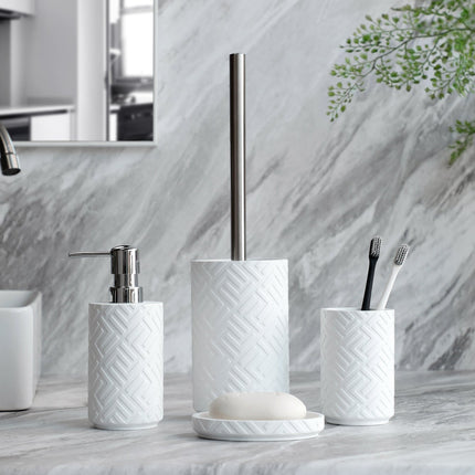 TimelessComfort – Kompletny 4-elementowy zestaw niezbędnych akcesoriów łazienkowych 3