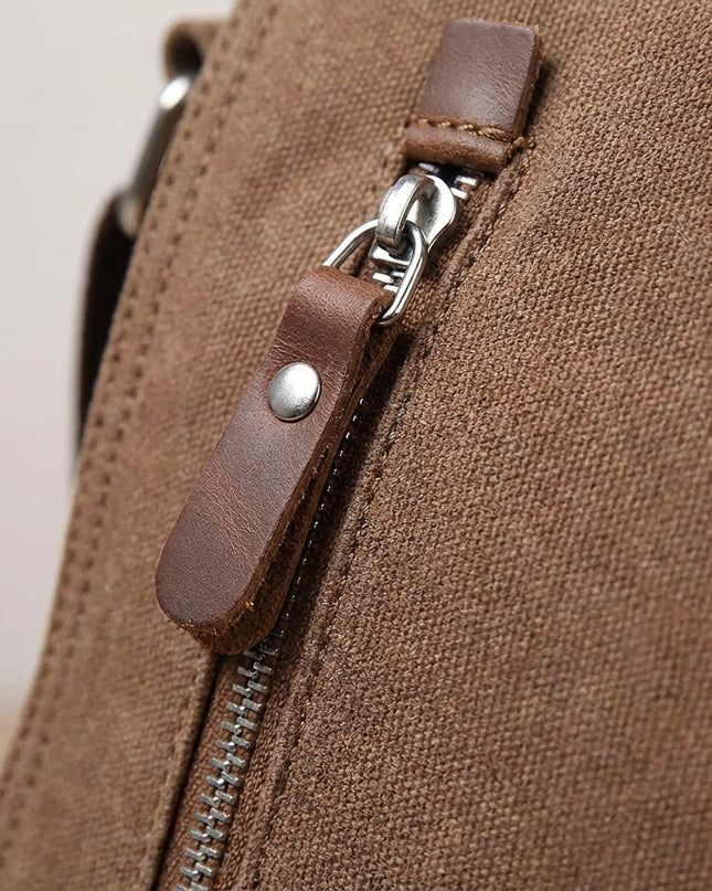Torba na ramię z płótna z wyściełaną przegrodą na tablet – wodoodporna i odporna na zarysowania 3