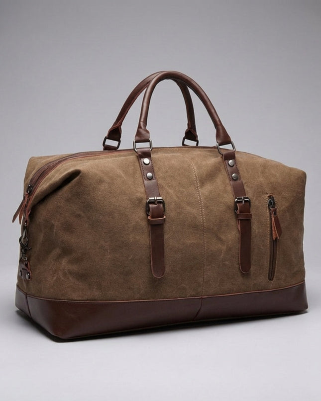 Torba podróżna o pojemności 50 litrów z wodoodporną powłoką zewnętrzną i regulowanym paskiem – czarna, odporna na przecięcia konstrukcja 5