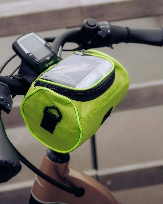 Torba rowerowa z okienkiem dotykowym i bezpiecznym mocowaniem – wodoodporna torba na kierownicę roweru 2