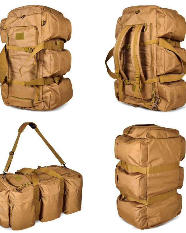 Torba taktyczna z systemem modułowym – wodoodporna, Oxford 600D – sprzęt outdoorowy – 30 x 30 x 72 cm 4