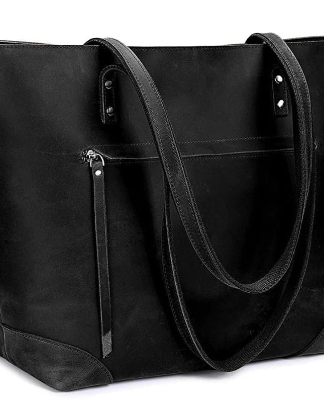 Torba typu tote w stylu vintage o dużej pojemności z wszechstronnymi możliwościami noszenia – materiał PU 2
