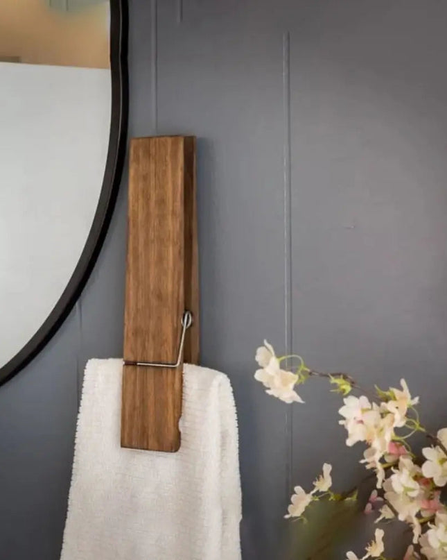 TowelClip - Stylowy i kompaktowy uchwyt na ręczniki - Elegancki i oszczędzający miejsce uchwyt na ręczniki 0