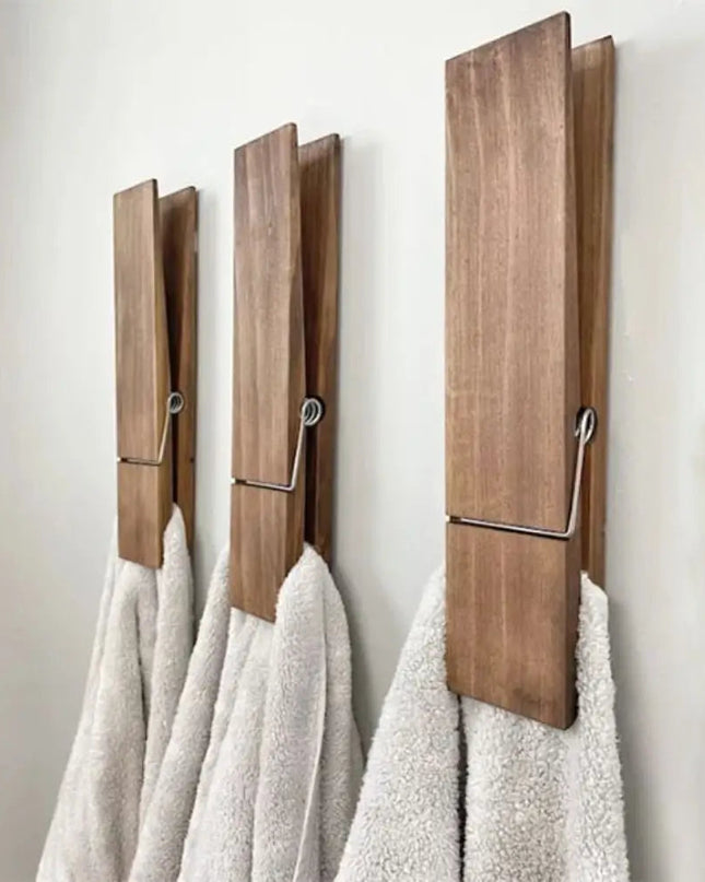 TowelClip - Stylowy i kompaktowy uchwyt na ręczniki - Elegancki i oszczędzający miejsce uchwyt na ręczniki 2