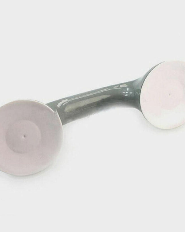 Uchwyt Łazienkowy StaySecure z Antypoślizgową Powierzchnią – Biały z Szarym 1