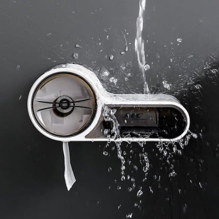 Uchwyt na Papier Toaletowy Bez Wiercenia z Funkcją Przechowywania – Nowoczesny Wieszak Wodoodporny do Łazienki 2