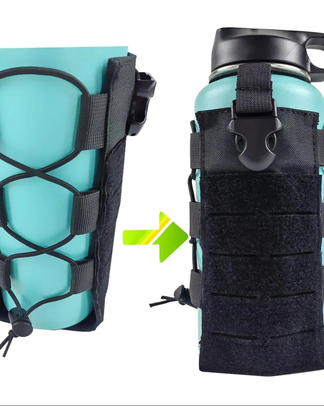 Uchwyt na butelkę Molle 1L – Taktyczna kieszeń outdoorowa z tkaniny 1000D 4