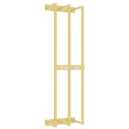 Uchwyt na ręczniki – oszczędzający miejsce uchwyt na ręczniki, który pozwoli zachować porządek w łazience – kompaktowy i stylowy schowek na ręczniki 0