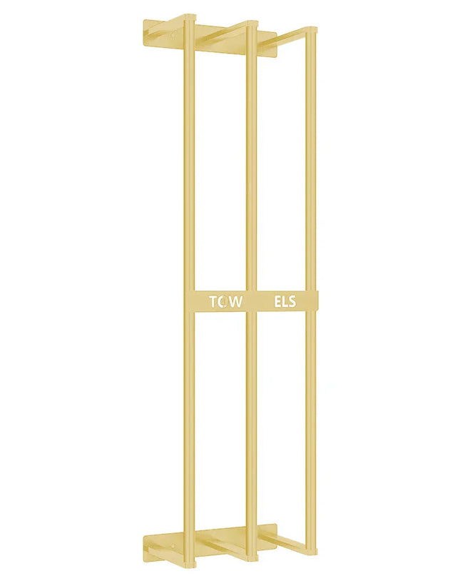 Uchwyt na ręczniki – oszczędzający miejsce uchwyt na ręczniki, który pozwoli zachować porządek w łazience – kompaktowy i stylowy schowek na ręczniki 0