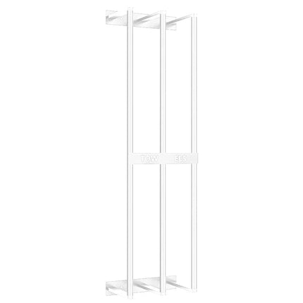 Uchwyt na ręczniki – oszczędzający miejsce uchwyt na ręczniki, który pozwoli zachować porządek w łazience – kompaktowy i stylowy schowek na ręczniki 4