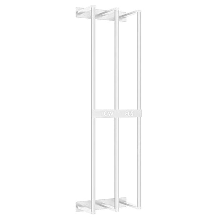 Uchwyt na ręczniki – oszczędzający miejsce uchwyt na ręczniki, który pozwoli zachować porządek w łazience – kompaktowy i stylowy schowek na ręczniki 5