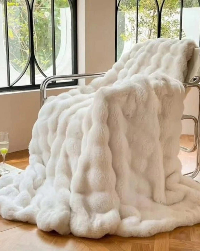 Ultramiękki koc termiczny Tie-Dye 180 x 200 cm – idealny na sofę i łóżko, miękki materiał Minky, można prać w pralce 2