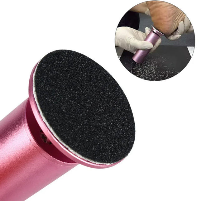 Urządzenie do Pielęgnacji Stóp z Regulowaną Prędkością – 60 Wymiennych Podkładek, Bezprzewodowe, Aluminium, Różowe, Złote, Czarny, Szary 3