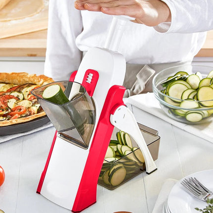 Vegetable Cutter with Safe Blade Design for Slicing, Dicing, and Grating – Durable Stainless Steel and BPA-Compliant ABS 3