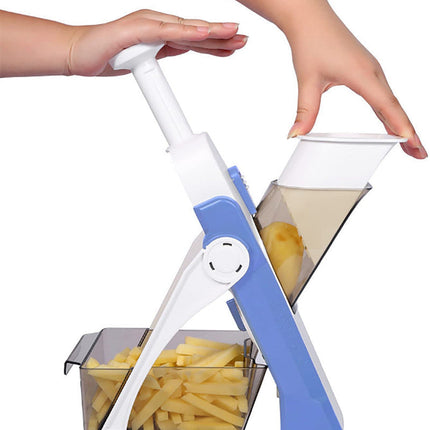 Vegetable Cutter with Safe Blade Design for Slicing, Dicing, and Grating – Durable Stainless Steel and BPA-Compliant ABS 7