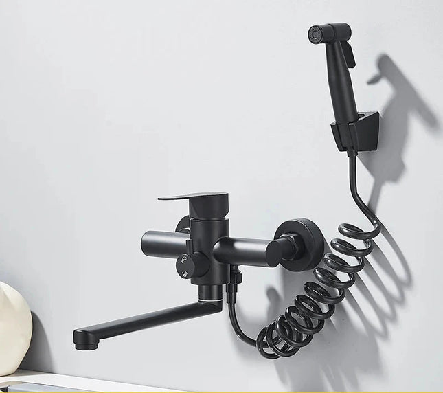 WallSpray | Elegancka bateria mieszaczowa z dwoma otworami 3