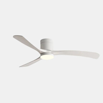 Wentylator sufitowy z lampą LED i funkcją cofania, charakteryzujący się cichym minimalistycznym design 0