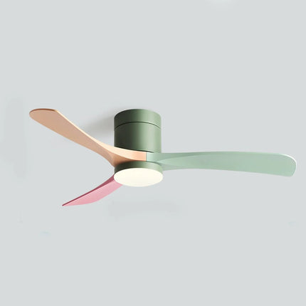 Wentylator sufitowy z lampą LED i funkcją cofania, charakteryzujący się cichym minimalistycznym design 6
