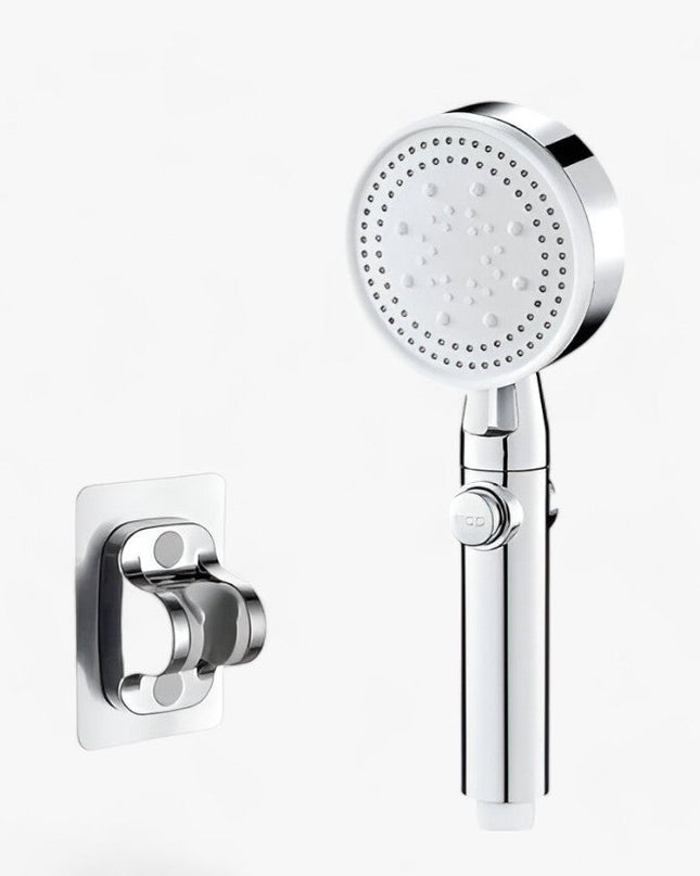 Wielofunkcyjna głowica prysznicowa z 5 ustawieniami strumienia – Wysokie ciśnienie i oszczędność wody 5