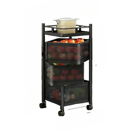 Wielofunkcyjny stojak | Organizer kuchenny ze stali nierdzewnej 3