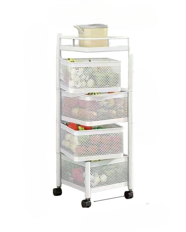 Wielofunkcyjny stojak | Organizer kuchenny ze stali nierdzewnej 4