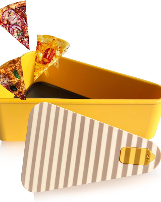 Wielokrotnego użytku pojemnik do przechowywania pizzy z uszczelką zabezpieczającą przed przeciekaniem i dwiema tackami – silikon bezpieczny dla żywności 7