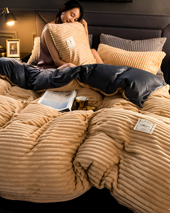 Wielosezonowa Kołdra 200x220 z Flaneli i Mikrofibry – Ciepła i Oddychająca, Idealna na Każdą Porę Roku 10